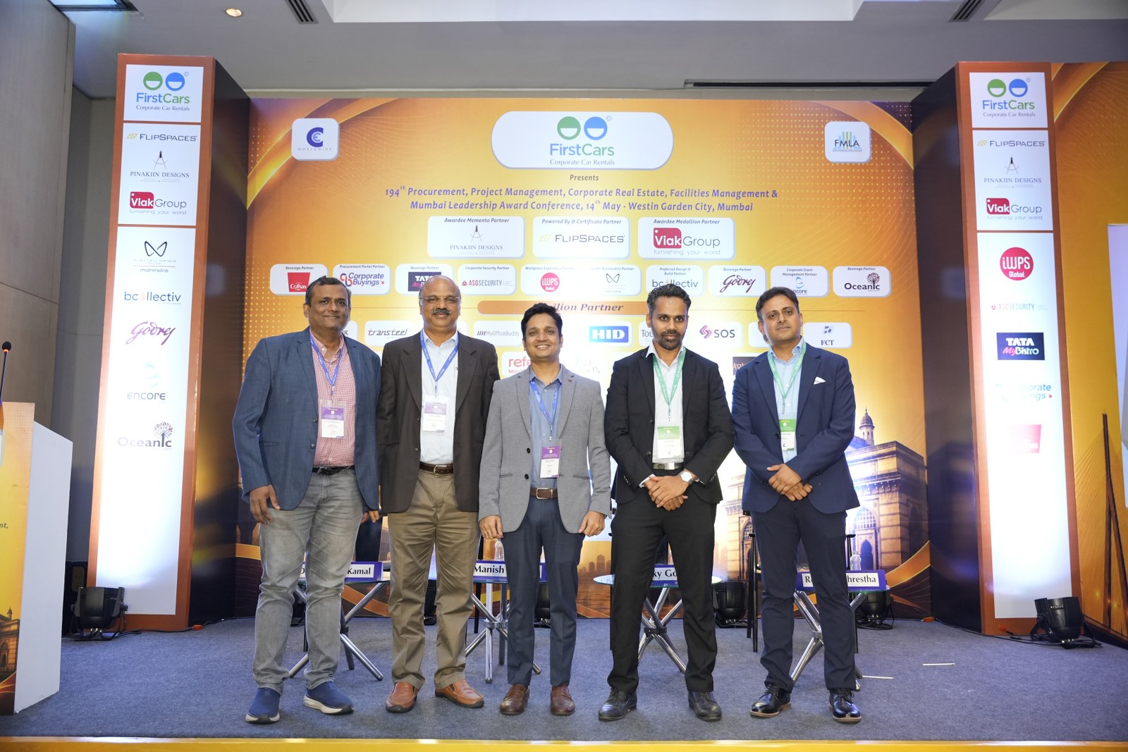 Workplace leaders in an industry discussion